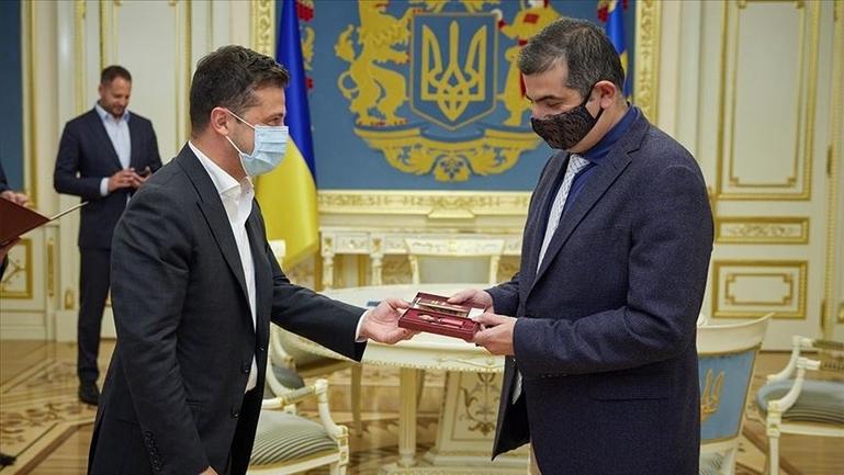 Ukraine awards state medal to Turkish firm's 
												CEO